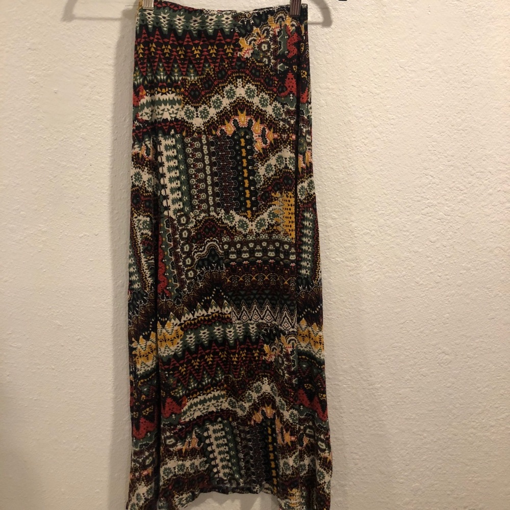Long boho skirt